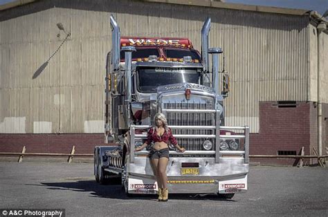 blayze williams dubbed world s sexiest trucker daily mail online