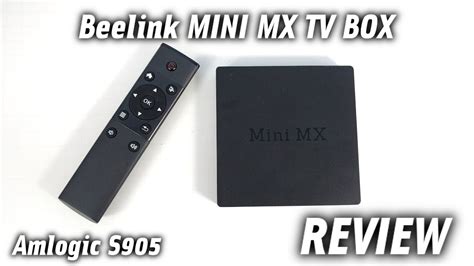 mini mx tv box review amlogic  android  youtube