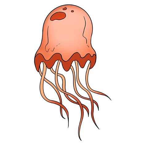 draw  jellyfish  easy drawing tutorial