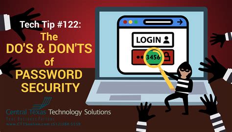 the do s and don ts of password security it support georgetown