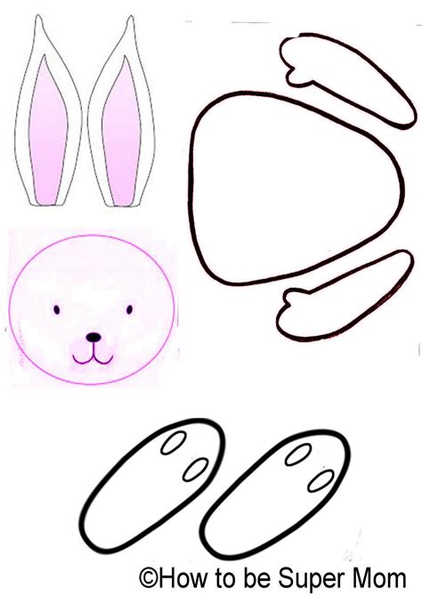rabbit face template invitation templates easter bunny letter easter