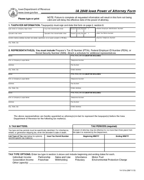 iowa power  attorney form edit fill sign  handypdf