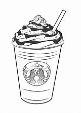 Frappuccino Drawingtutorials101 Ausmalbilder Dibujo Starbuck Unicorn Kleurplaten Clip K5worksheets Cofee Printen Worksheet sketch template