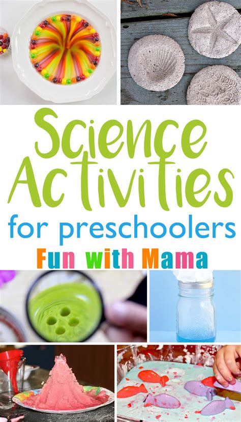 easy science experiments  preschoolers