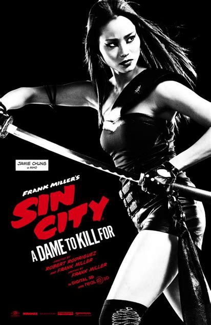 exciting character posters from sin city a dame to kill for paste