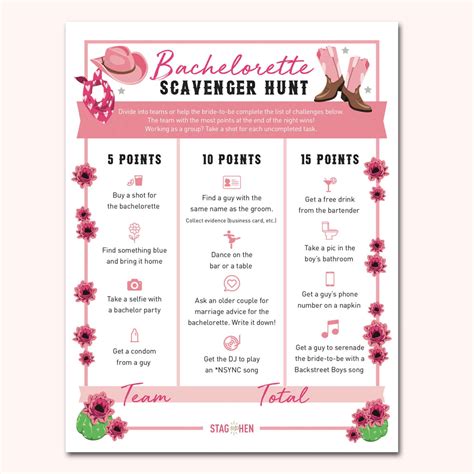nashville printable bachelorette party games digital pdf download
