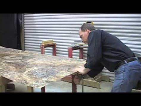DIY Laminate Countertop and Bevel Edge Trim - YouTube