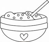Bowl Mixing Clipart Spoon Cooking Clip Cliparts Coloring Clipground Library Pages Drawings sketch template