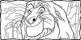 Coloring Mufasa Musafa Pages Lion King Categories sketch template