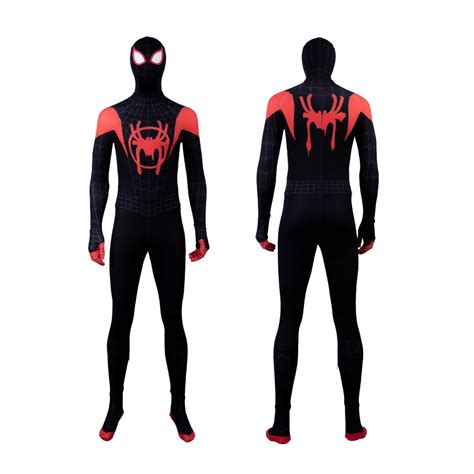 Miles Morales Cosplay Costume Spider Man Into The Spider Verse