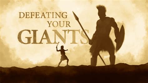defeating  giants part  depending  jesus