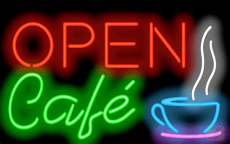 open cafe neon sign fcz   jantec neon