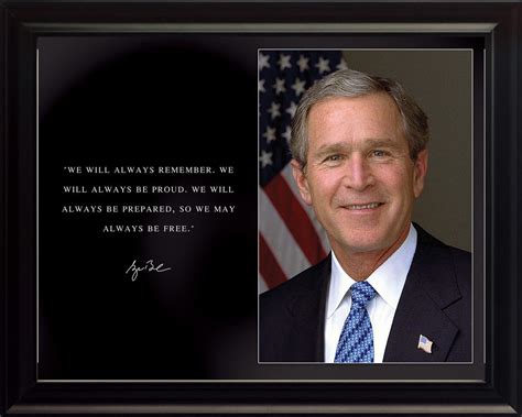 george  bush poster framed photo famous quotes