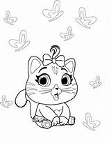 Gatos sketch template