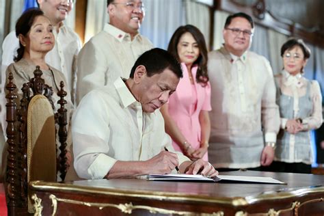 president duterte signs 20 laws in 5 days the filipino times