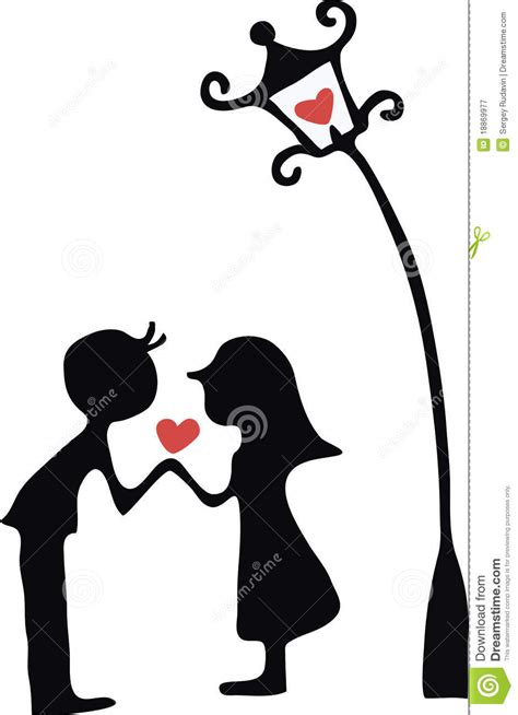 illustrations man woman love stock vector illustration