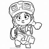 Brawl Shelly Stars Coloring Pages Little Xcolorings 500px 37k Resolution Info Type  Size Jpeg sketch template