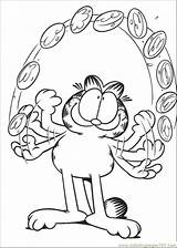 Garfield Pancake Runaway sketch template