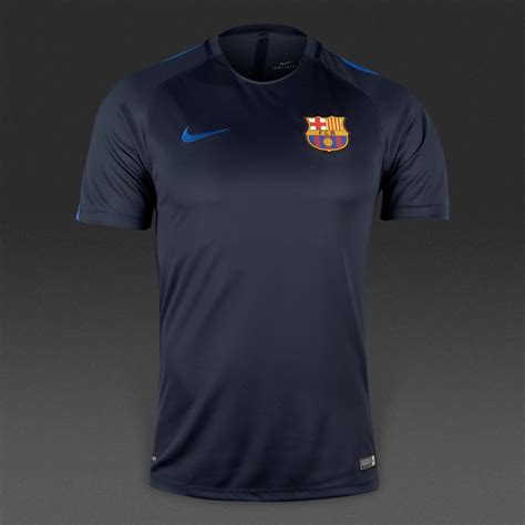 nike fc barcelona  ss dry squad top mens replica training tops obsidiangame royal