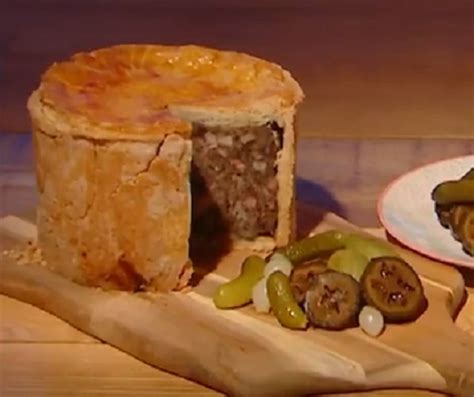 Simon Rimmer Pork Pie With Pickles Recipe On Steph’s Packed Lunch The
