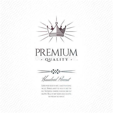 vintage premium label stock vector illustration  badge