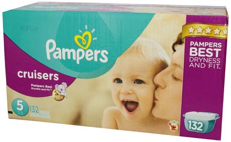 pampers cruisers diapers size 5 economy pack plus 132