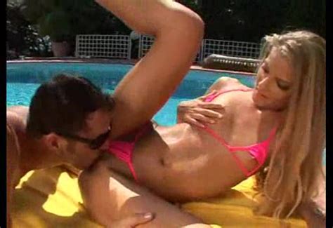 bikini girl fucked by the pool alpha porno