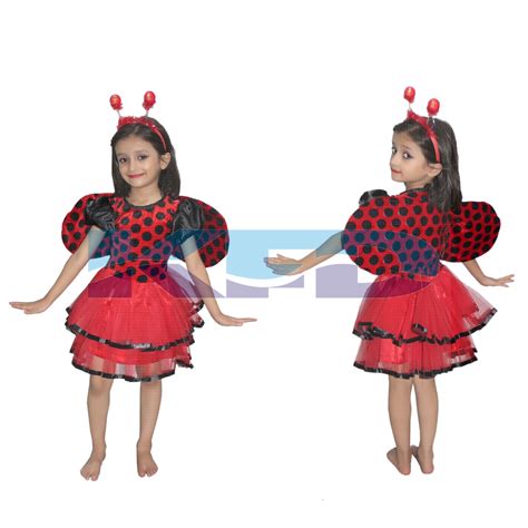 lady bird girl fancy dress  kidsinsect costume  annual function