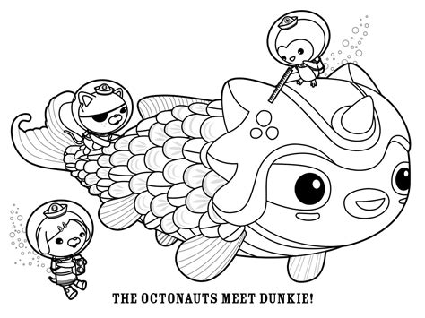 kwazii octonauts coloring page  printable coloring pages  kids