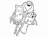Marceline Flying Coloring Coloringcrew Adventure Time sketch template