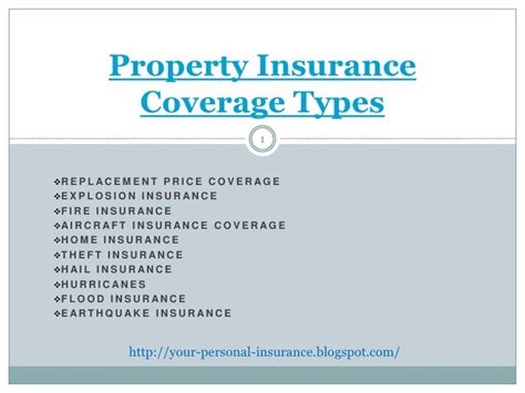 property insurance coverage