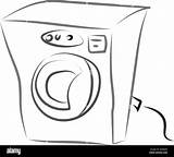 Washing Doodle sketch template