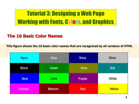 basic color names powerpoint    id