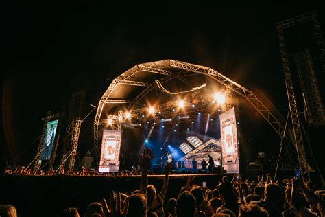 band performing  stage  stock photo