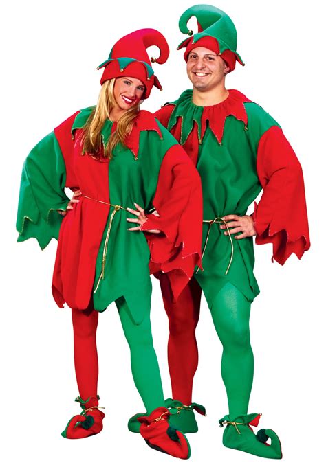 unisex holiday elf costume christmas costumes for adults