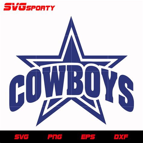 dallas cowboys logo  svg nfl svg eps dxf png digital file svg
