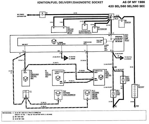 mercedes ignition switch wiring diagram