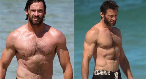 x gains hugh jackman before and after wolverine workout