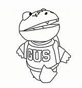 Gus Peck Gator Gummy Penguin sketch template