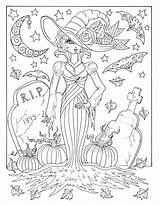 Witch Magical Witches Xcolorings sketch template