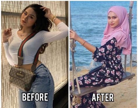 pin by samira sultanov on before and after hijab fashion hijab gucci