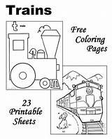Train Coloring Pages Sheets Printable Kids Preschool Trains Amtrak Sheet Printables Raisingourkids Color Template Activities Things Go Training Steam Colouring sketch template