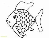Fish Coloring Pages Drawing Colouring Rainbow Color Printable Angelfish Outline Printables Butterfly Fishing Man Cute Print Easy Pdf Outlines Puffer sketch template