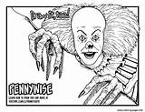 Pennywise Clown Ausmalen sketch template