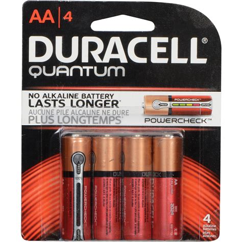 Duracell Quantum Aa 1 5v Alkaline Battery 4 Pack 6949820q Bandh