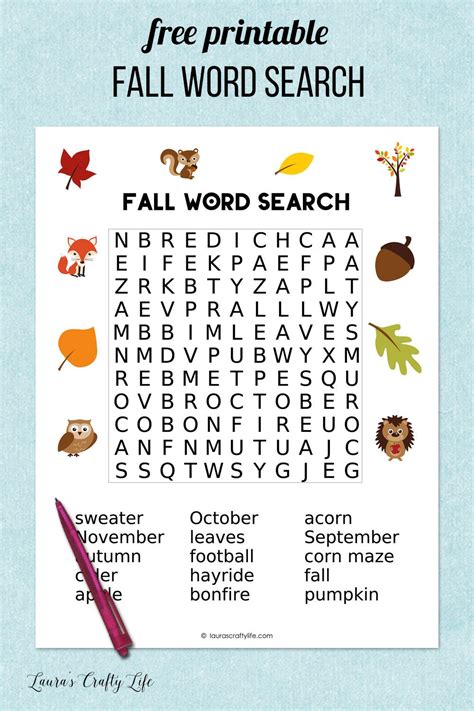 november word search  printable john browns word search