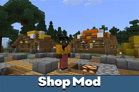 shop mod  minecraft pe shop mod  mcpe