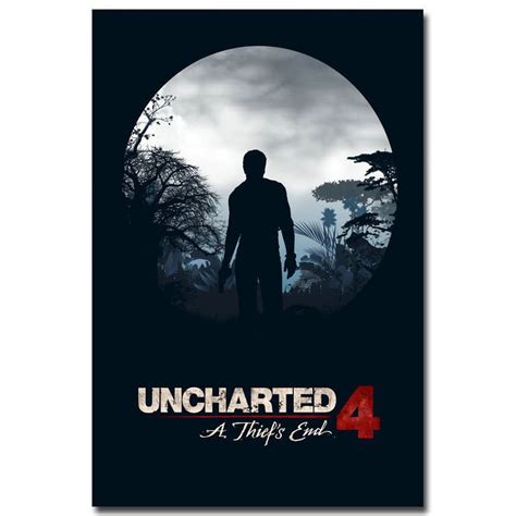 uncharted 4 a thief end new hot game poster picture 32x24