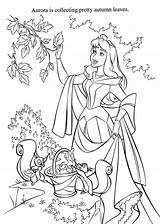 Coloring Disney Pages Autumn Fall Princess Choose Board Kids sketch template