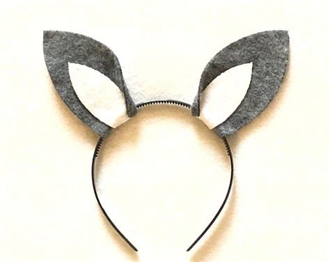 donkey ears headband birthday party favors supplies invitation etsy